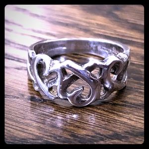 Tiffany & Co Elsa Peretti Heart Ring Size 6